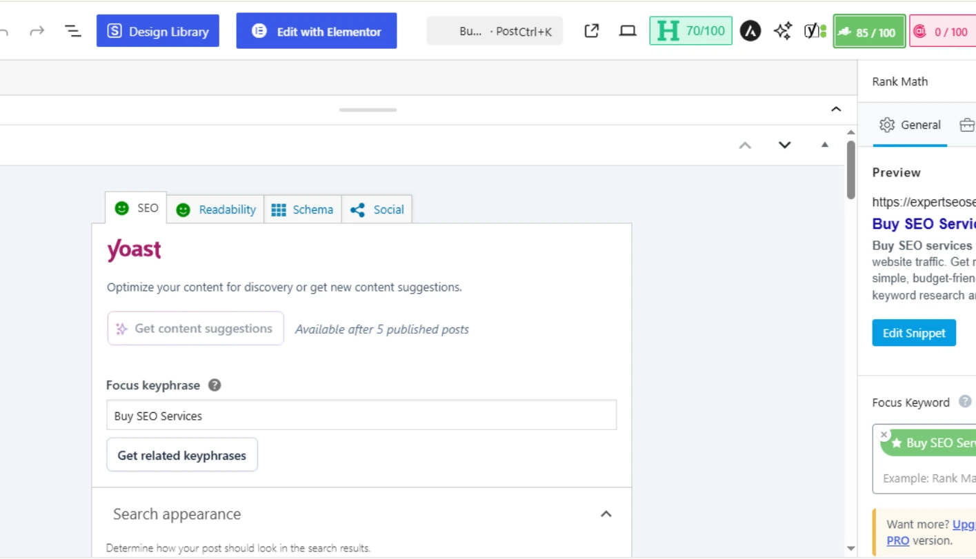 SEO PORTFOLI EXPERT SEO SERVICES YOAST RANKMATH